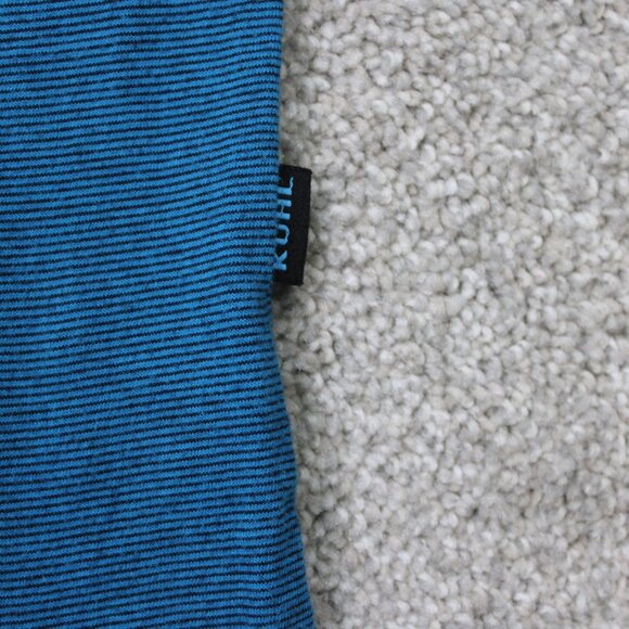 Kuhl Polo Shirt Men Medium Blue Cotton/Polyester Short Sleeve Lightweight Button - Picture 5 of 16
